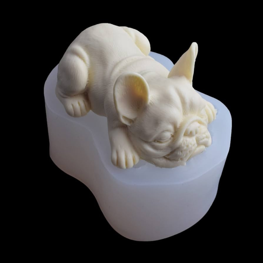 3D Bulldog Silicone Mold - Epoxy Dog Resin Mold for Decoration, Plaster, Candle, Aroma, Fondant, ... | Amazon (US)