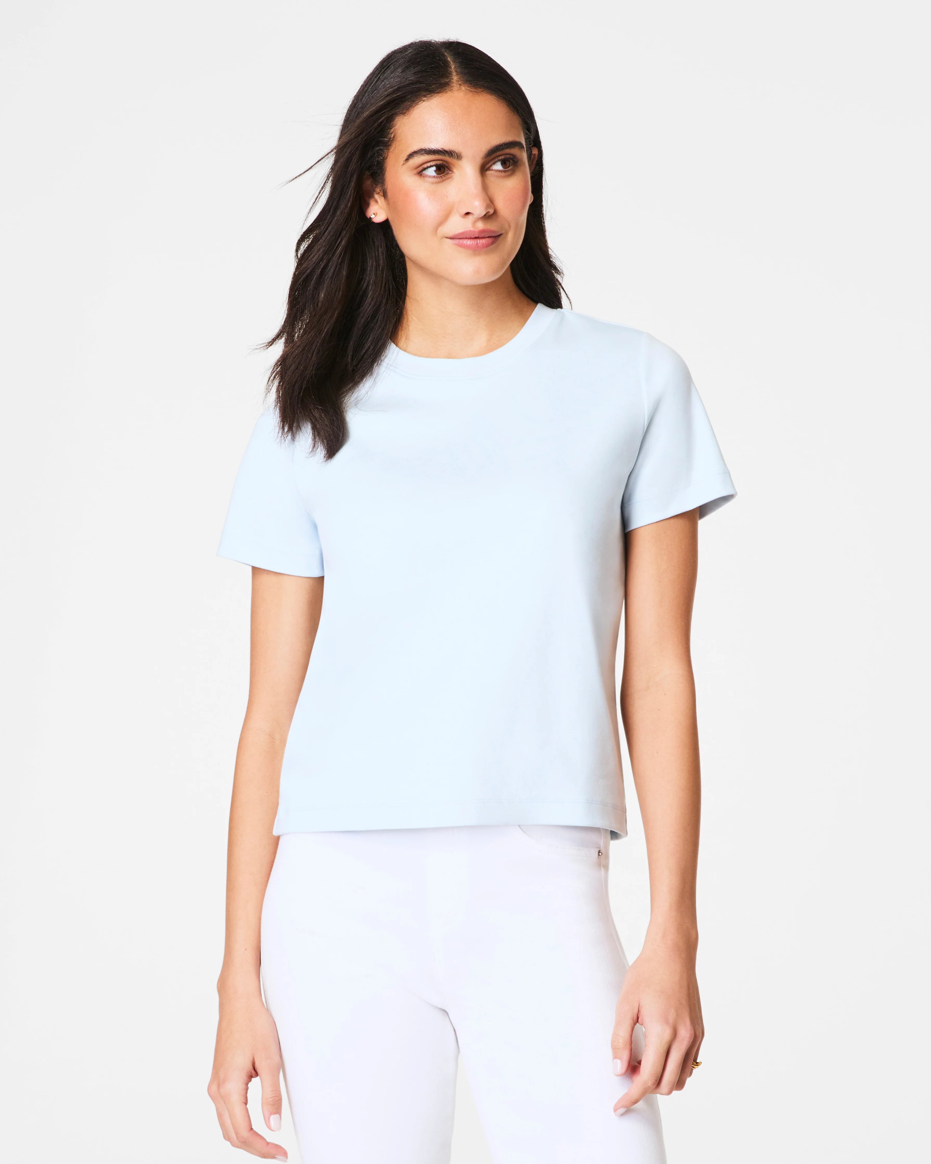 SPANX® Cotton Crewneck Tee | Spanx