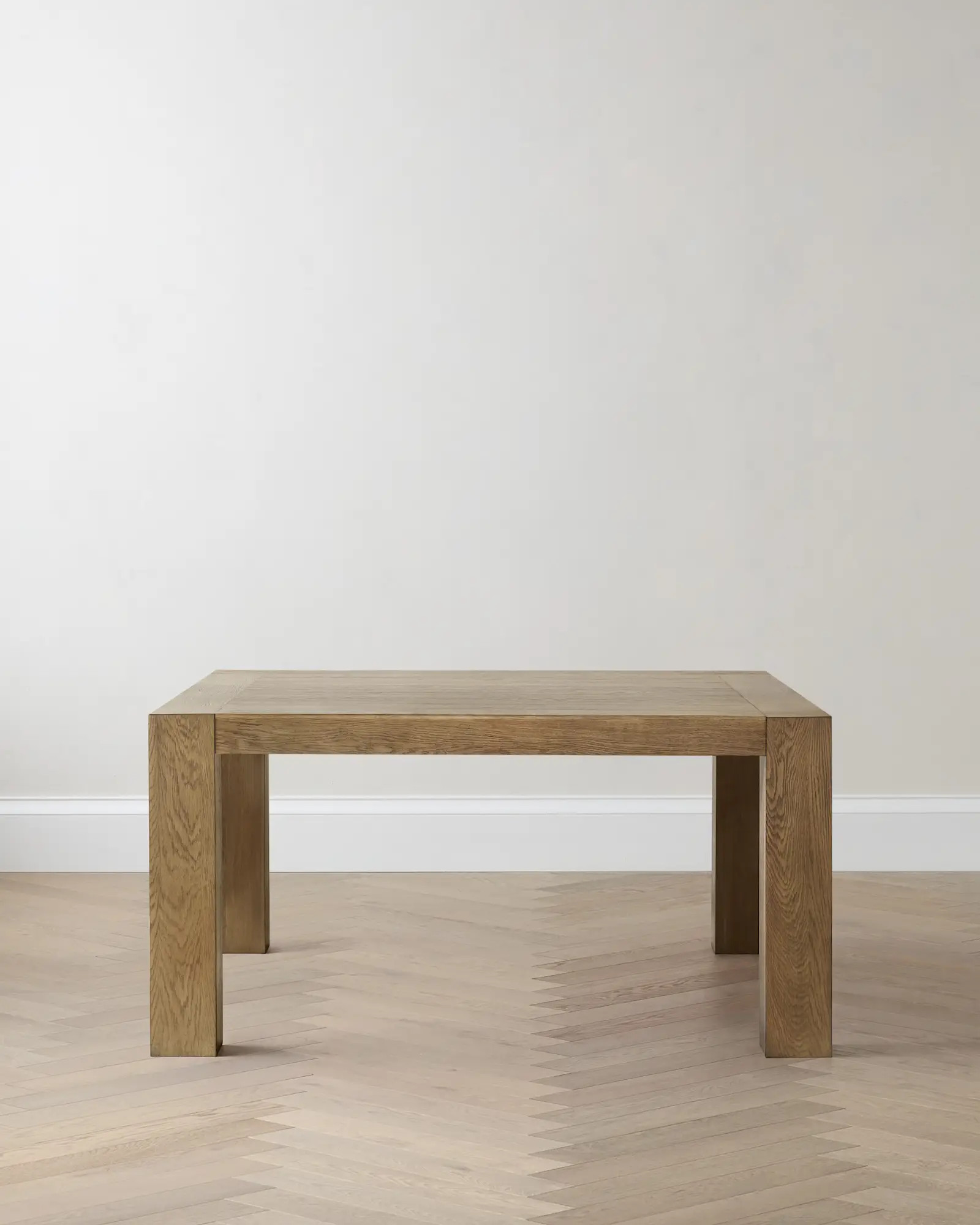Reclaimed Oak Parsons Square Dining Table | Quince