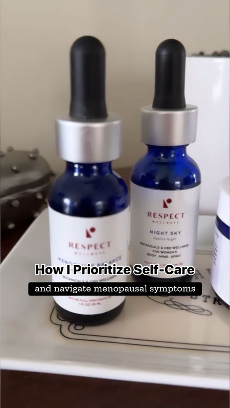 If you are looking for a reliable and effective way to manage your menopausal symptoms while prioritizing your self-care, look no further than @respectwellness. The brand empowers women through wellness and the holistic benefits of CBD for menopausal support.

I personally use the Menopausal Balance CBD drops to support my mood, concentration, sleep, digestion, and adaptability to stress and anxiety. It's made of ethically sourced ingredients that balance hormones to help me feel my best. When I experience everyday aches or after a strenuous workout, I apply Ease to my sore muscles.

Before bed, I use the Glow serum as a moisturizing base, followed by the facial balm to brighten and reduce fine lines. To help me relax and get a great night's sleep, I use the Night Sky drops.

These products have helped me honor my body's needs, and I have never felt better!

 #NaturalBeauty #MenopauseWellness 


#LTKbeauty #LTKover40 #LTKfindsunder100
