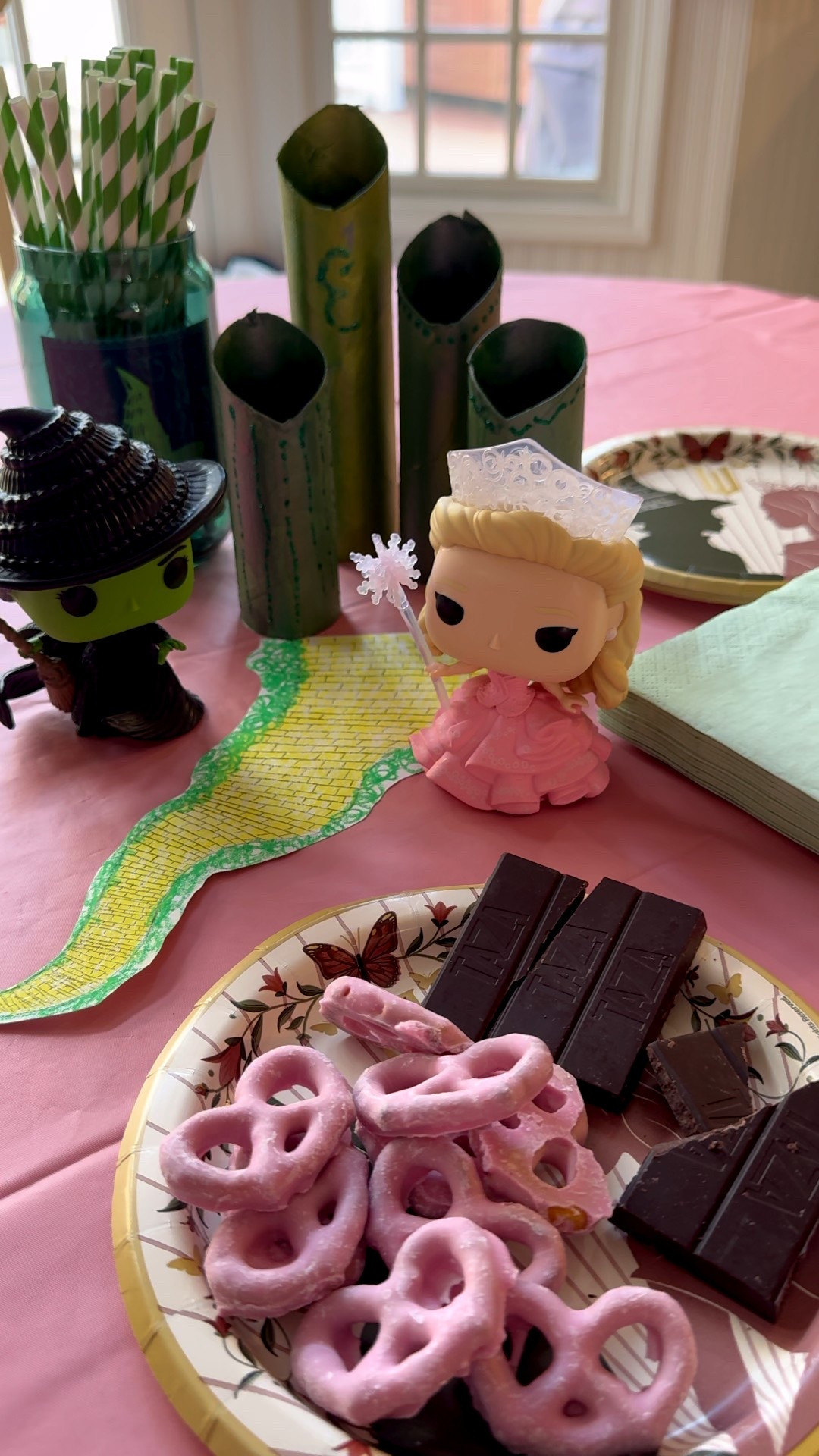 My Wicked kitchen table for this week! DIY Emerald City, pop figures, plates and other cute touches. Kids like it!

#LTKmomlife #LTKHome #LTKSeasonal