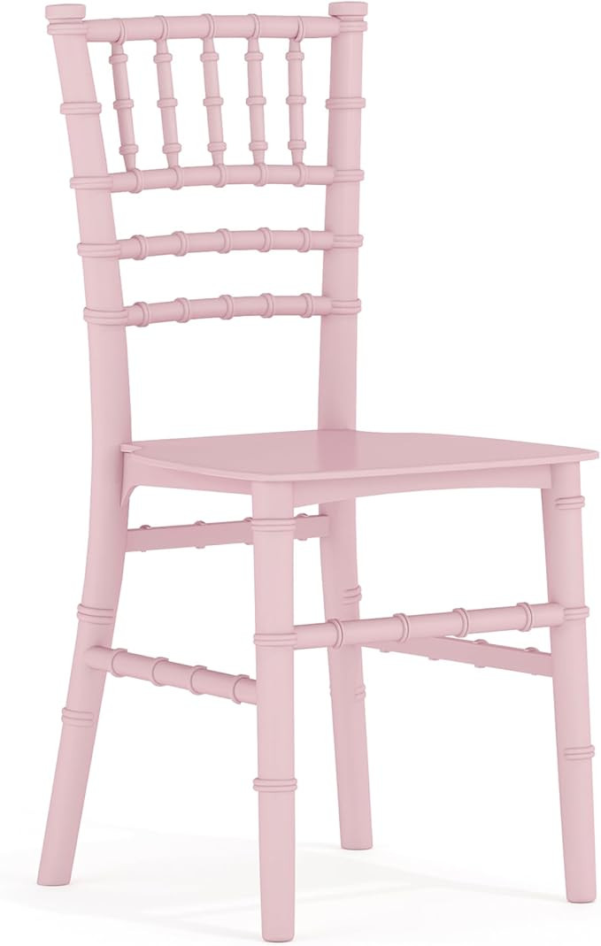 Amazon.com: Flash Furniture Child’s Pink Resin Party and Event Chiavari Chair for Commercial & ... | Amazon (US)