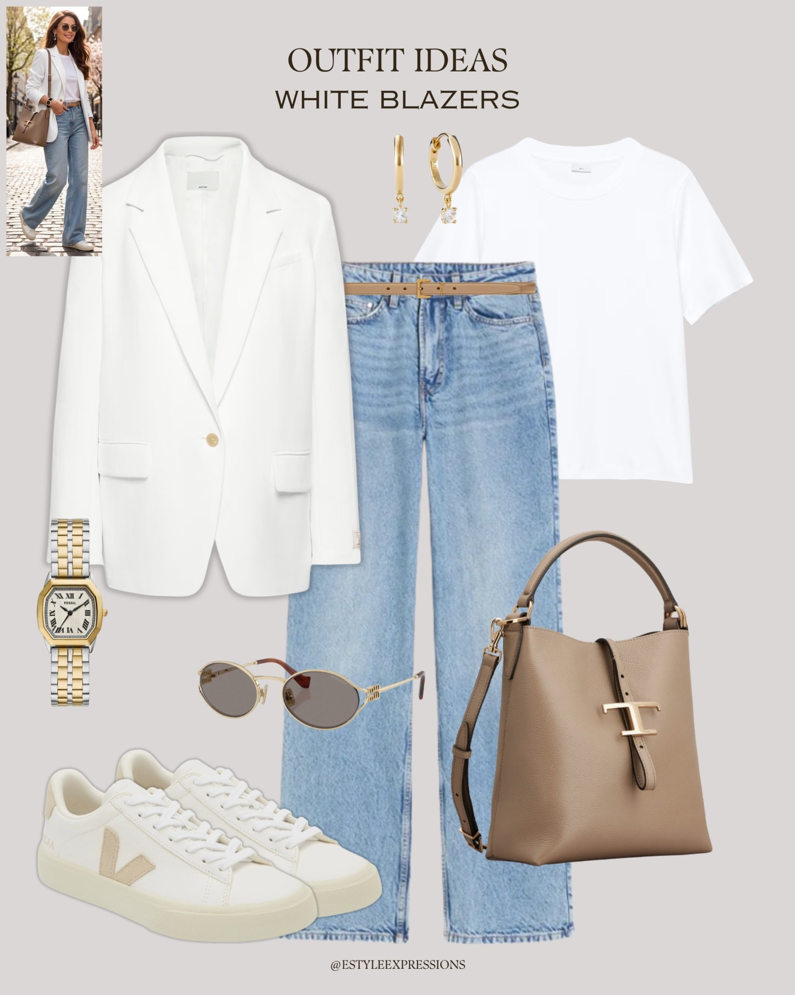 Spring-Summer Vibes with chic White Blazers!🤍🌸☀️

#LTKMothersDay #LTKWorkwear #LTKootd