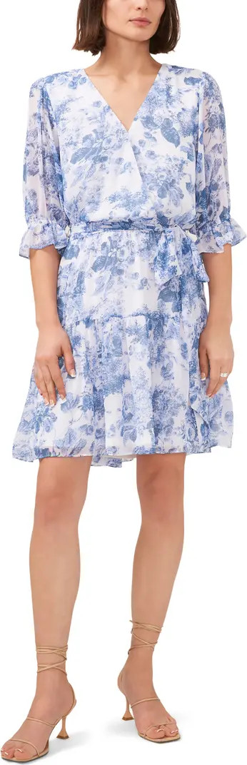 Surplice Faux Wrap Dress | Nordstrom Rack