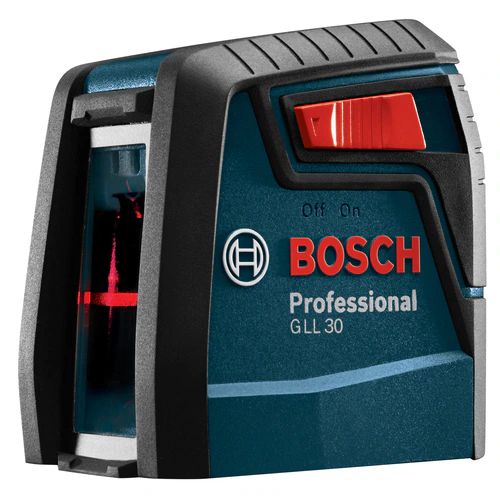 Bosch 30-ft Red Beam Self-Leveling Cross-line Cross Laser Level with Plumb Points and Level with ... | Lowe's