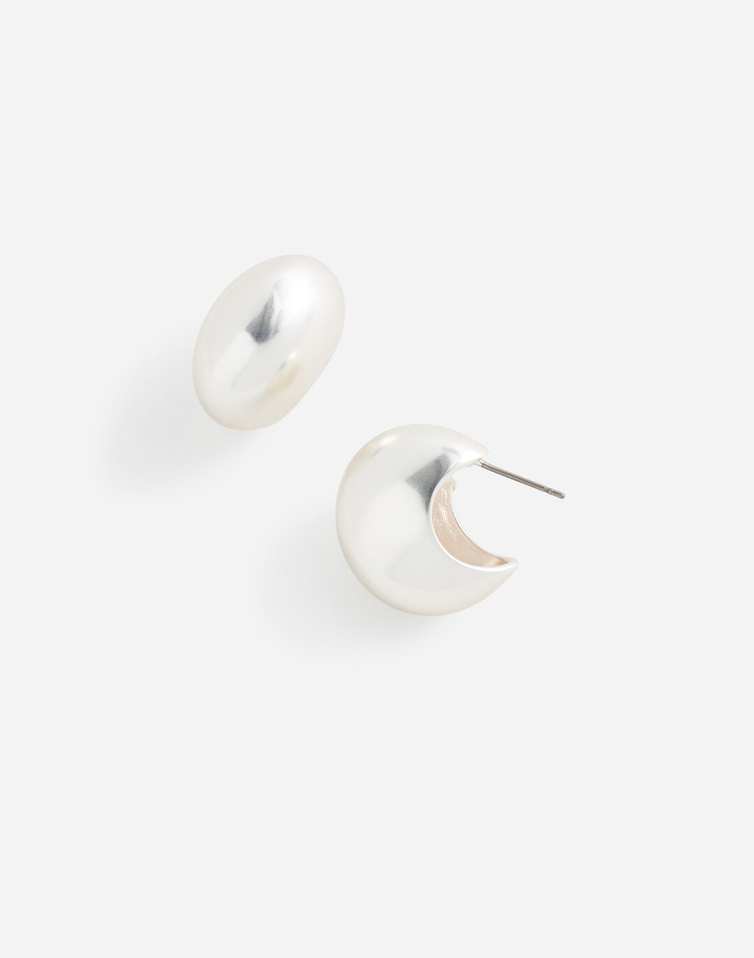 Sculptural Chunky Hoop Earrings | Madewell
