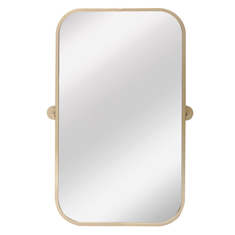 24X34 Studio Metal Gold Mirror | At Home