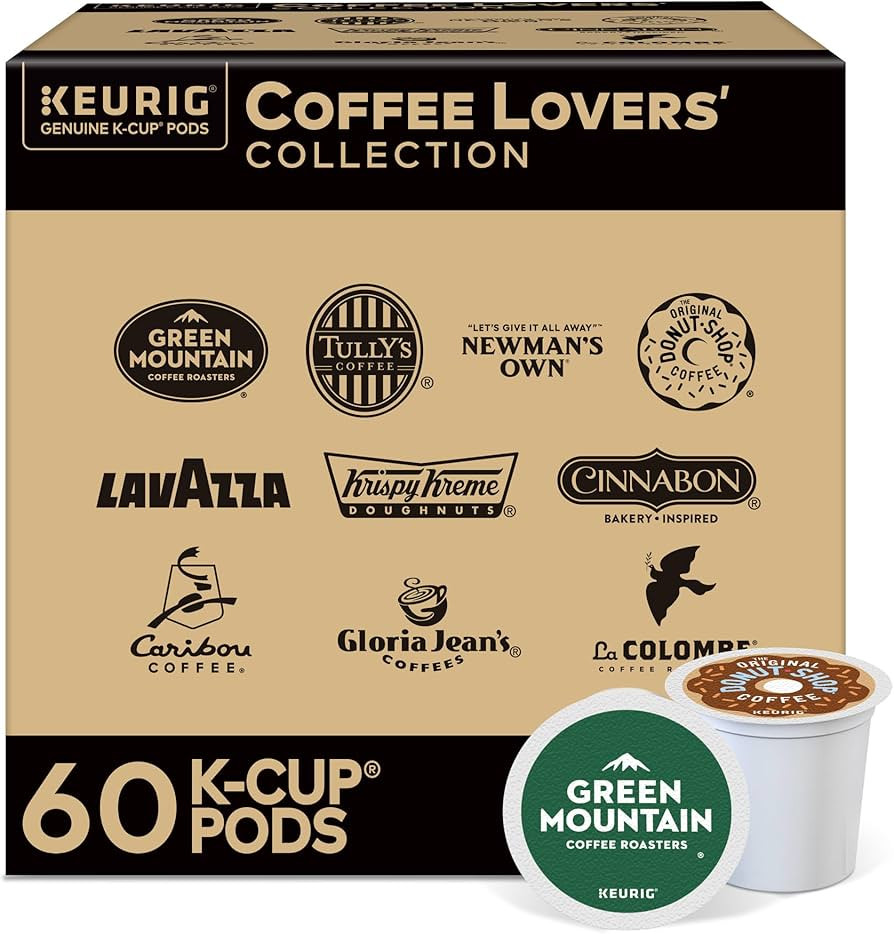 Keurig® Coffee Lover's Collection Variety Pack, Keurig Single Serve K-Cup Pods, 60ct | Amazon (US)