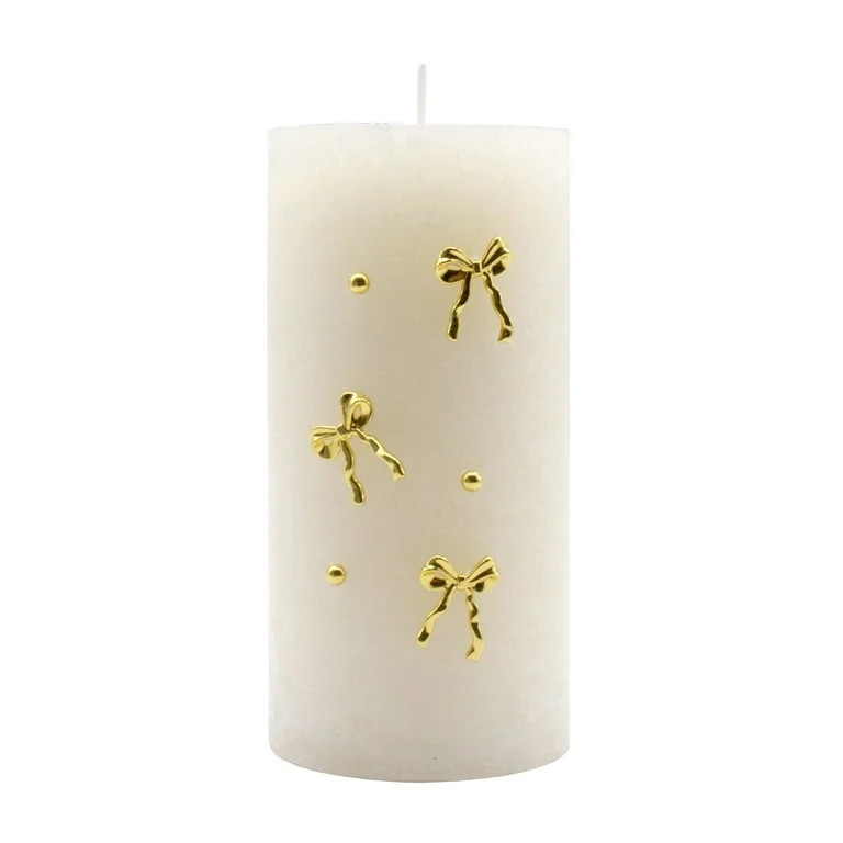 Mainstays Bow & Sphere Candle Charms Set of 6 for Flute, Pillar and Votive Scented Candles | Walmart (US)