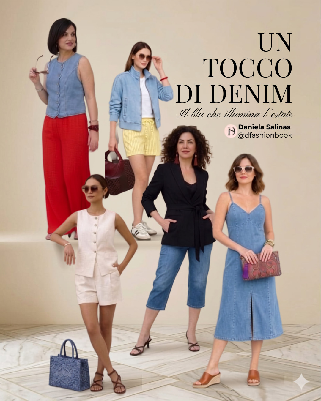Quale proposta ti piace di più? 💙  
Il denim torna protagonista dell’estate con look freschi, versatili e facili da indossare.
Gilet strutturati, pantaloni colorati e dettagli materici trasformano ogni outfit in uno stile moderno e senza sforzo, perfetto per ogni momento della giornata.
 

 #LTKitalia #LTKeurope #LTKsummer