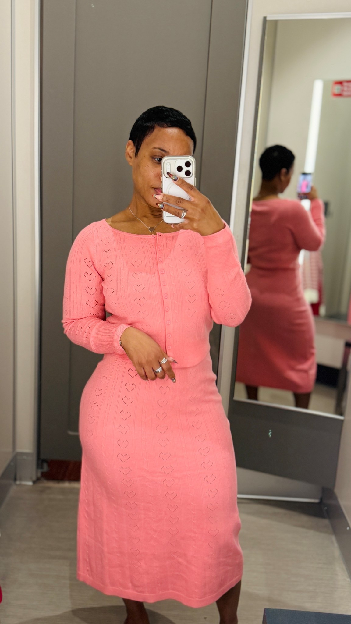 Such a cute set for Valentine’s Day. This pink heart sweater and skirt is lightweight and comfortable. I am wearing a size small in the sweater and a XS in the skirt. You can dress this up with heels or down depending on your mood. 

#LTKFindsUnder50 #LTKFindsUnder100 #LTKSeasonal