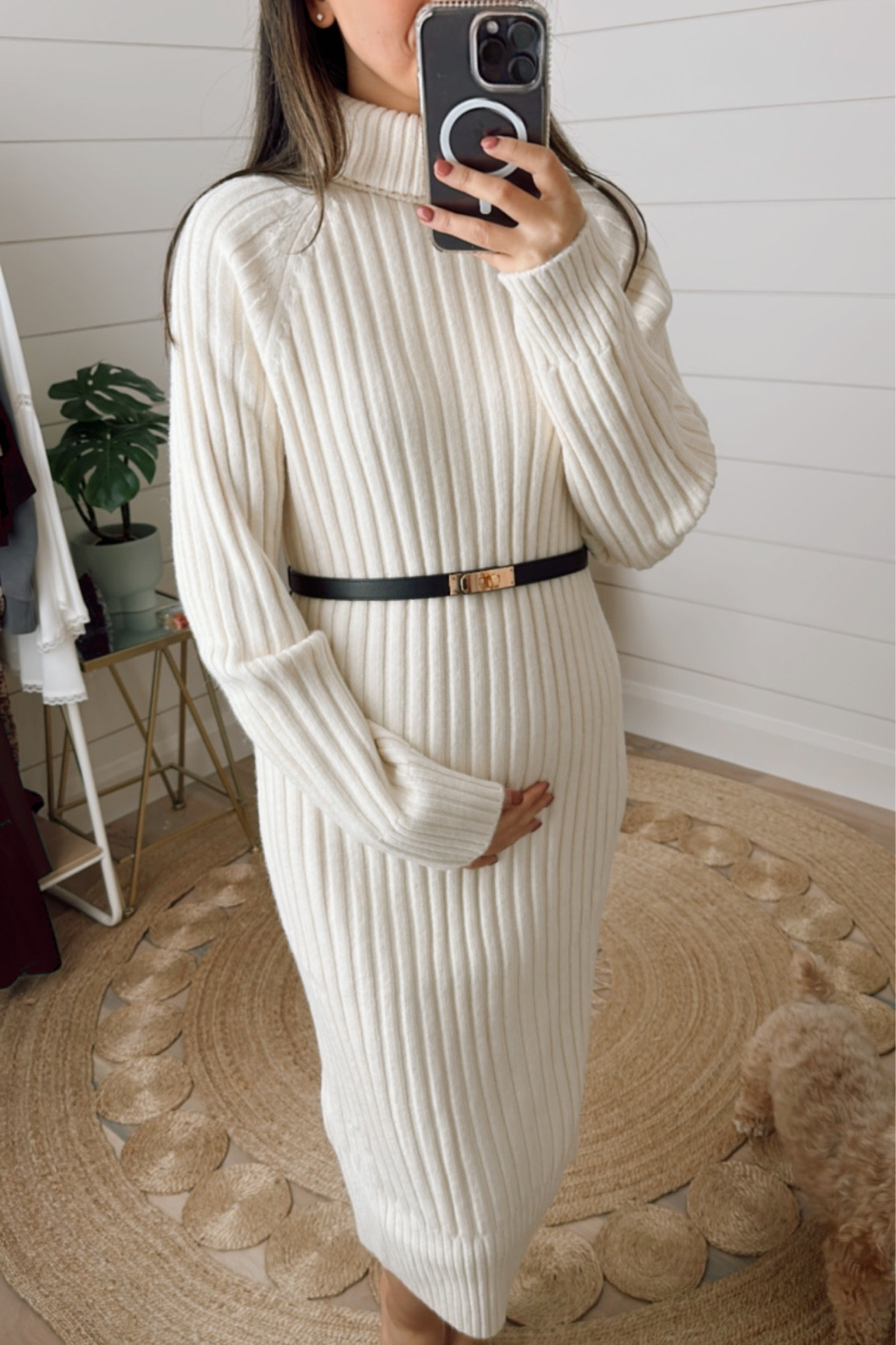 Maternity outfit, maternity dress, maternity sweater, Sweater dress, winter dress, winter outfit, winter trends, holiday outfit

#LTKbump #LTKbaby #LTKworkwear