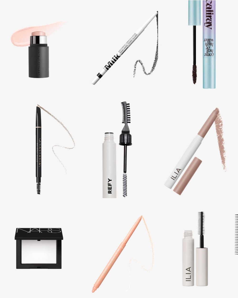 Sephora Savings Event ✨ my go-to eye + brow beauty products w exact color details below. 

• Westman Atelier Mini Petite Lit Up Glassy Gel Highlighter Stick - Nectar
• MILK MAKEUP Infinity Long Lasting Waterproof Eyeliner Pencil - Outer Space
• caliray Come Hell or High Water 24-hour Volumizing & Lengthening Tubing Mascara - Nightdiving
• Anastasia Beverly Hills ArchiBrow Microblade Hair-Like Eyebrow Detailing Pencil - Taupe
• REFY Brow Sculpt Shaping and Lifting Gel with Strong Hold
• ILIA Eye Stylus Shadow Stick - Long-Lasting Cream Eyeshadow - Matte Flax
• NARS 
Light Reflecting Pressed Setting Powder - Crystal
• tarte fake awake™ waterproof gel eyeliner highlight - Universal Nude
• ILIA Mini Limitless Lash Lengthening Mascara - After Midnight

#LTKBeauty #LTKgrwm #LTKSaleAlert