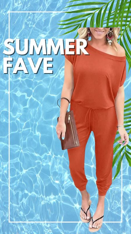 Summer FAVE jumpsuit from Amazon.  #springoutfit #summeroutfit

#LTKFestival #LTKU #LTKover40