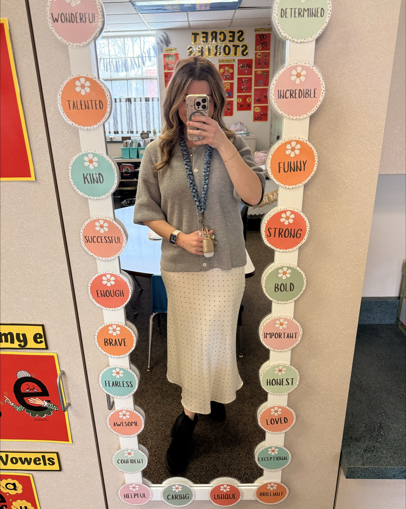 Spring teacher OOTD. Skirt is from Holley girl, but I linked some similar ones🌸👩🏼‍🏫

#LTKWorkwear #LTKdayinmylife #LTKSeasonal