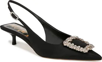 Sam Edelman Kaitlyn Slingback Pointed Toe Kitten Heel Pump (Women) | Nordstromrack | Nordstrom Rack