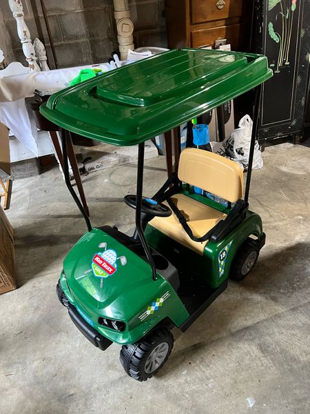 Ride on golf cart! My birthday boy is going to be so excited when he sees this tomorrow!

master’s golf gift ideas for kids! 

#LTKkids #LTKfamily #LTKparties