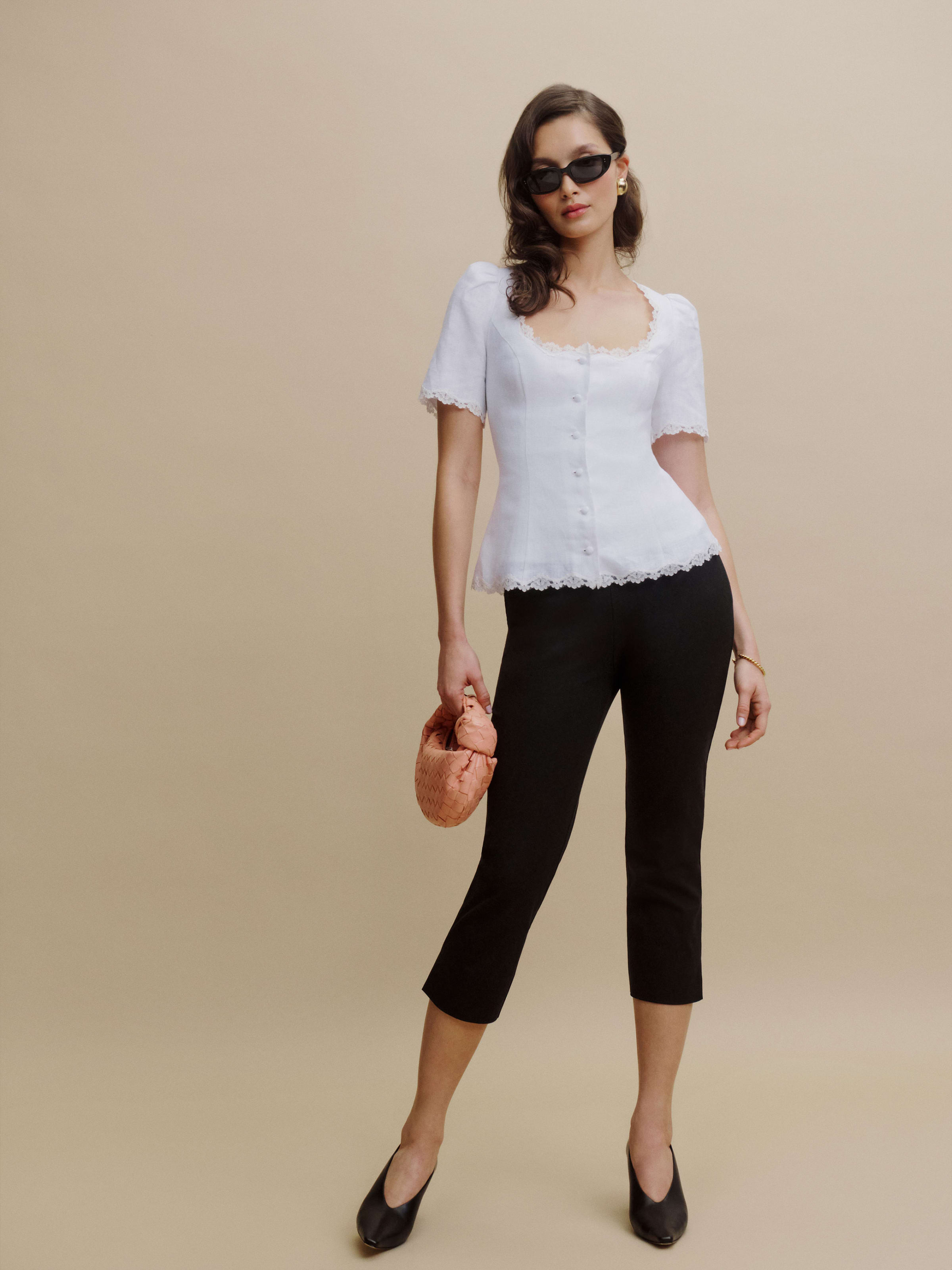 Posie Pedal Pusher Pant | Reformation (Global)