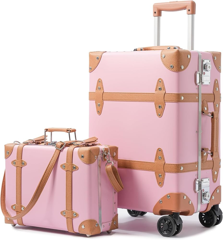 Large Capacity Hardside Suitcase Set with TSA Lock,Luxury Vintage Style Maletas De Viaje, for Men... | Amazon (US)