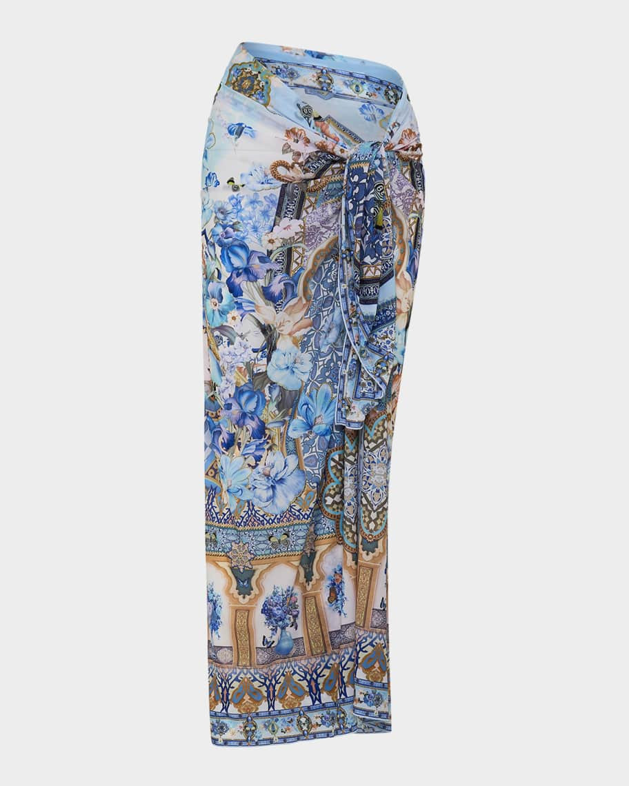 Camilla Al Manial Palace Memoirs Long Sarong Coverup | Neiman Marcus