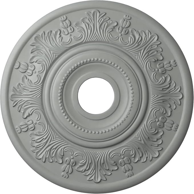 Ekena Millwork CM20VI Vienna Ceiling Medallion, 20"OD x 3 1/2"ID x 1 1/2"P, Factory Primed | Amazon (US)