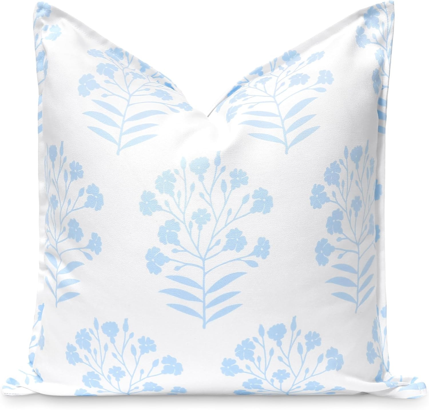 Hofdeco Premium Coastal Patio Indoor Outdoor Throw Pillow Cover Only, 20"x20" Water Repellent for... | Amazon (US)
