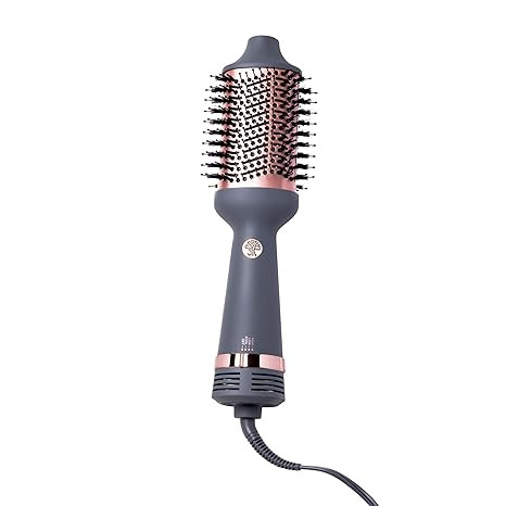 Hairitage Volumizing One Step Blow Dry Brush + Hair Dryer for Curling + Straightening - Ceramic T... | Amazon (US)