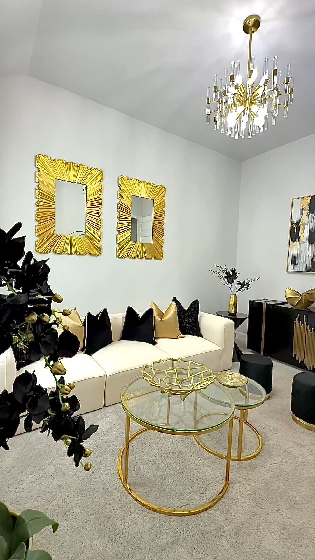 Bringing a touch of elegance to my space with this beautiful new chandelier from HOMARY ✨ I love how it adds a warm glow to the whole room 😍

HOMARY is such a fantastic place to shop for furniture, home décor, and lighting. In this space I’m also featuring their sideboard, console table, and my favorite hourglass side table. I love how everything comes together so seamlessly.

✨Use my code HM199 for 14% OFF sitewide✨

#LTKHome #LTKSaleAlert