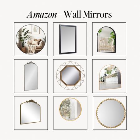 Wall mirrors for your entryway !