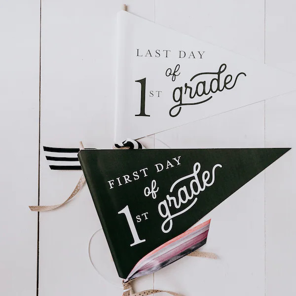 First Day AND Last Day of School Flag - Etsy | Etsy (US)