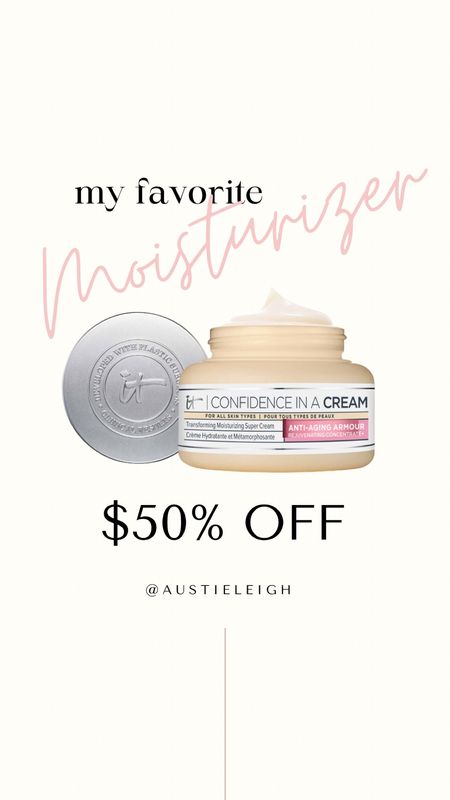 MY FAVORITE ANTI AGING MOISTURIZER ON SALE TODAY! 🖤✨ 50% off 

#LTKfindsunder100 #LTKbeauty #LTKsalealert