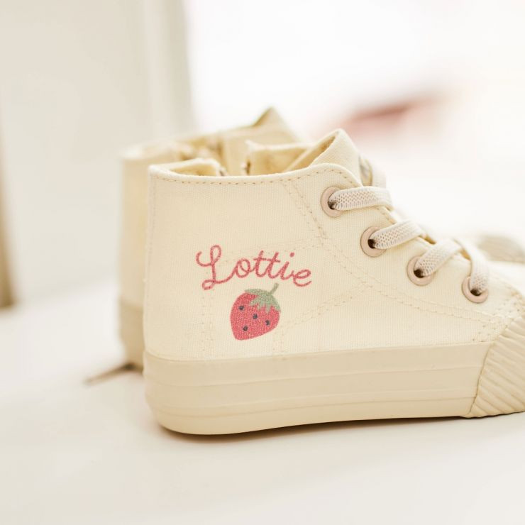 Personalised Strawberry Toddler High Top Shoes | My 1st Years (Global)