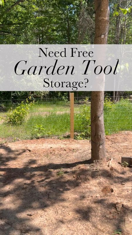 Garden Tool Storage Idea 

#LTKhome #LTKSeasonal #LTKVideo