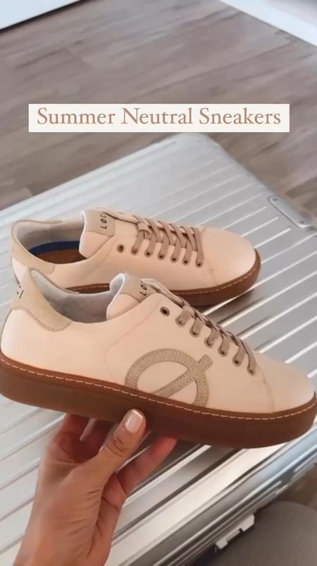Neutral sneakers that are perfect for the summer. They look elegant and stylish. 
Fits true to size.

#LTKStyleTip #LTKSeasonal #LTKShoeCrush