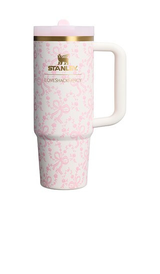 STANLEY x LoveShackFancy The Quencher Protour Flip Straw Tumbler 30oz in Pink. | Revolve Clothing (Global)