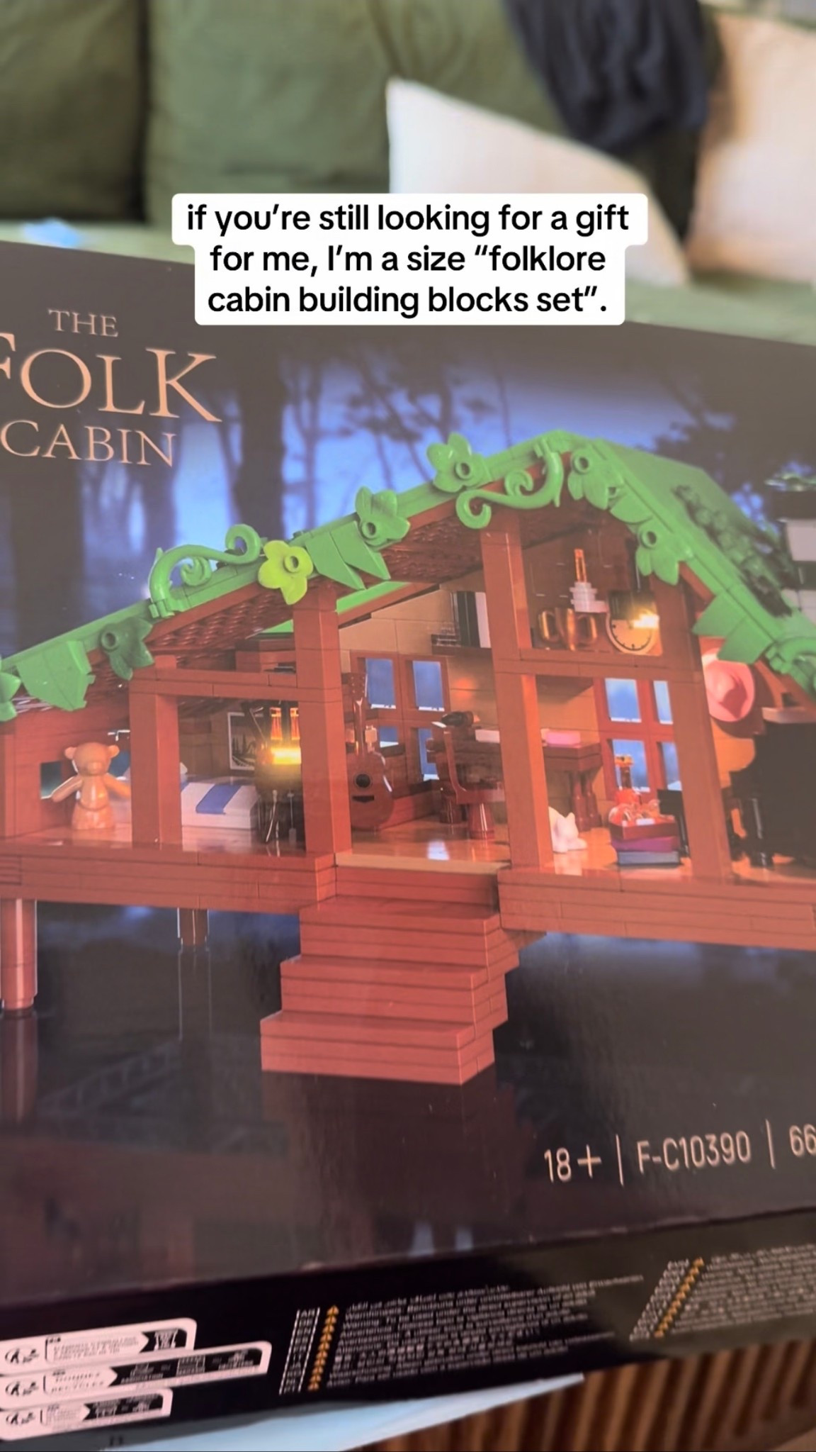 Me getting way too invested in building the coziest little cabin ever 🪵🏡 The Folklore Cabin Building Blocks Set turns screen-free time into creative, relaxing fun for both kids and adults.

#buildingblocks #creativeplay #familytime #cozycabin #diyfun

#LTKdayinmylife #LTKgrwm #LTKootd