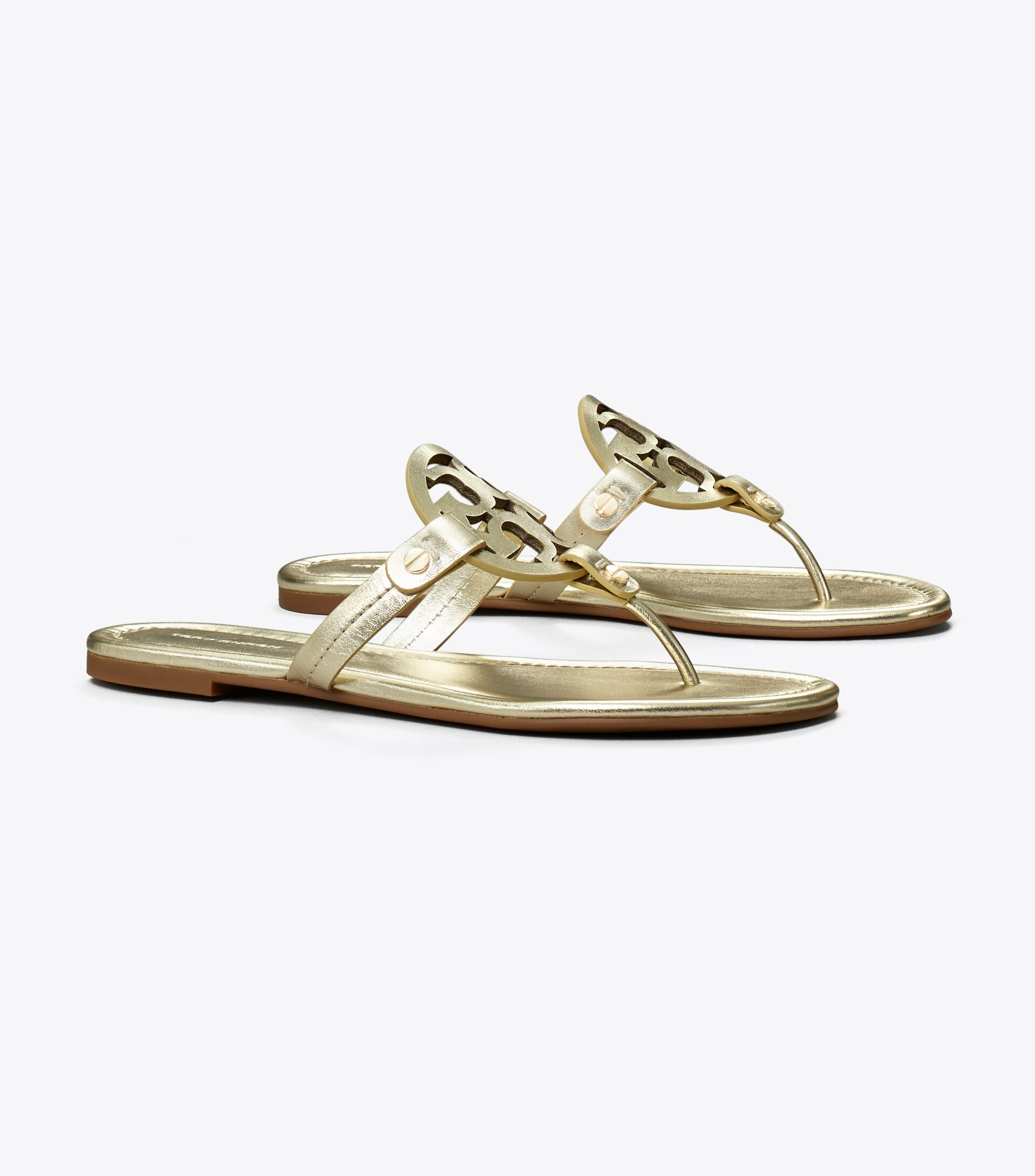 Miller Sandal, Metallic Leather | Tory Burch (US)