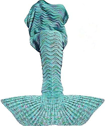 Fu Store Mermaid Tail Blanket Crochet Mermaid Blanket for Women Teens Girls Soft All Seasons Sofa... | Amazon (US)
