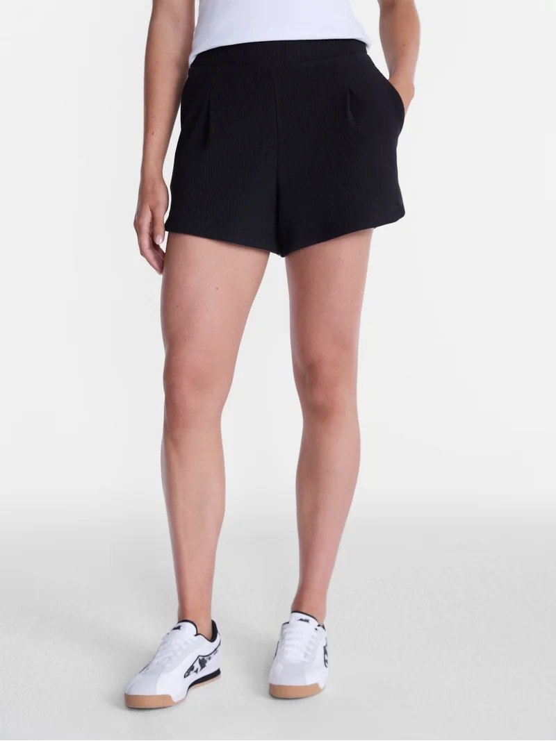Avia Women's and Women's Plus Ottoman Lounge Shorts, 4.25'' Inseam, Sizes XS-4X | Walmart (US)