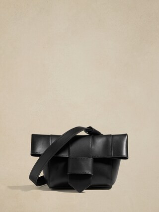 Leather Mini Tab Crossbody | Banana Republic Factory