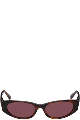 BY FAR - Tortoiseshell Rodeo Sunglasses | SSENSE