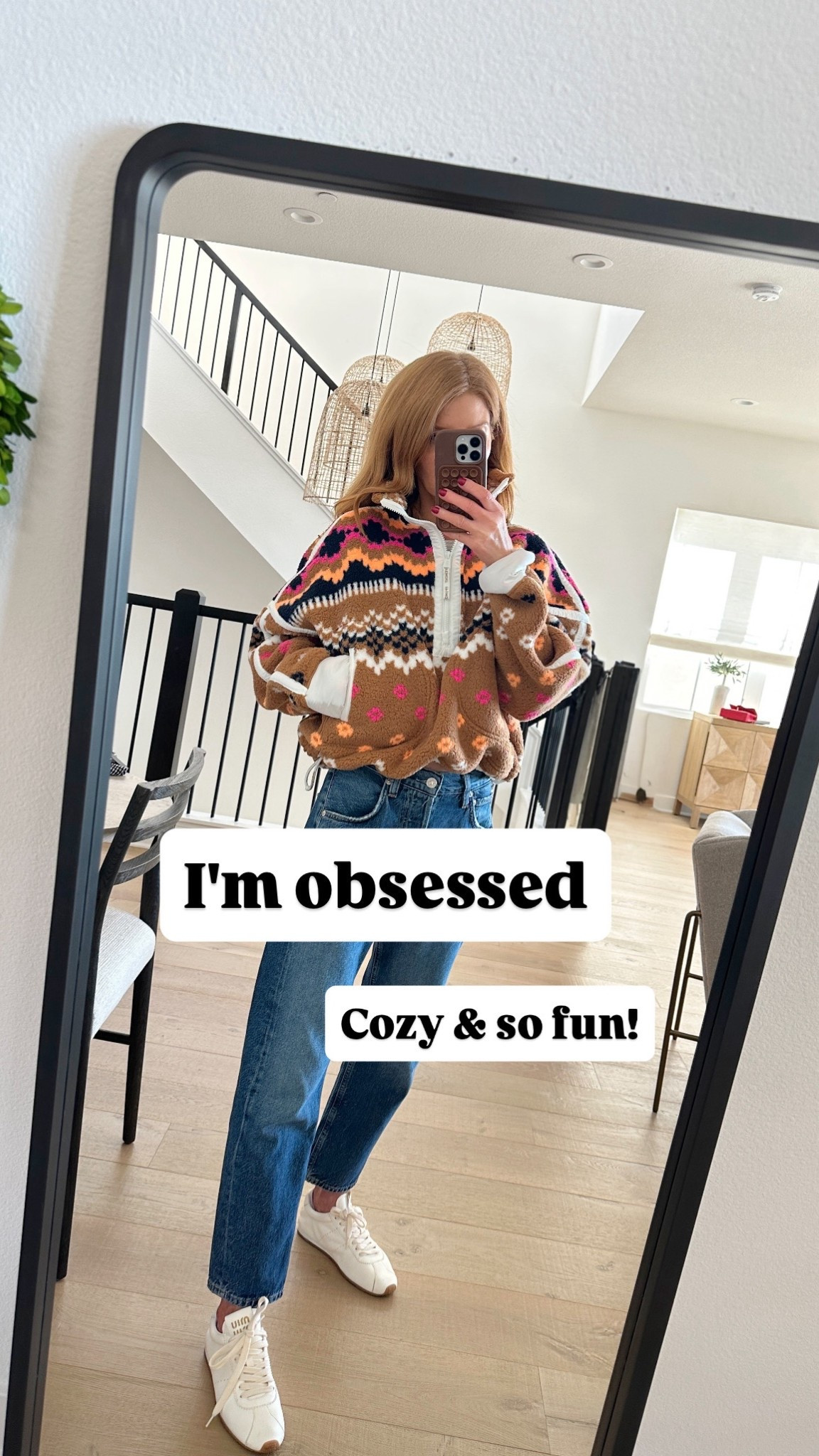 Love this fleece! The print is so fun
Wearing xs

#LTKFindsUnder100 #LTKHoliday #LTKootd