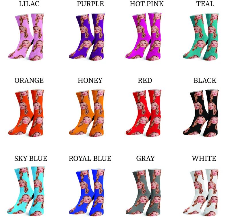 Custom Father's Day Socks, Custom Dad Face Socks, Personalized Socks, Gift For Dad, Custom Photo ... | Etsy (US)