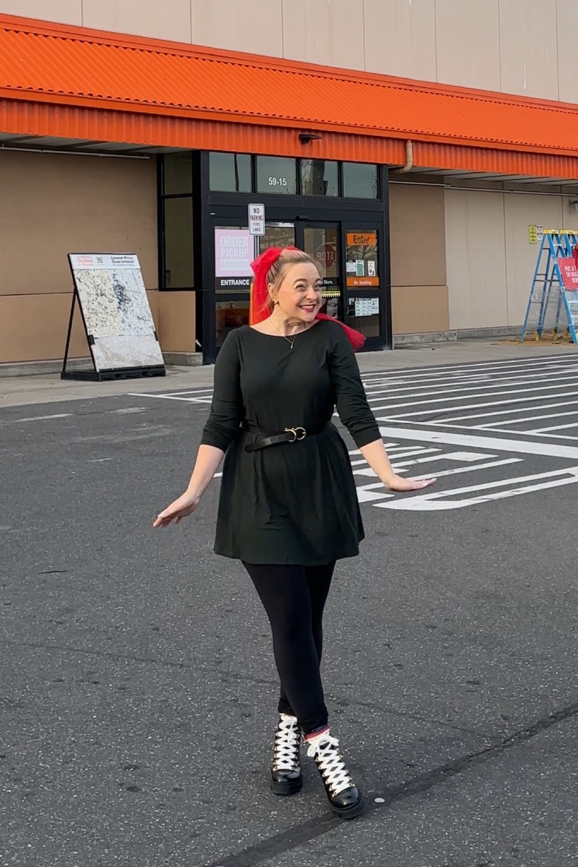 holiday decor shopping outfit ❤️💚 this easy, throw on mini swing dress is currently 60% off on an early black friday deal!

#LTKHoliday #LTKSaleAlert #LTKFindsUnder50