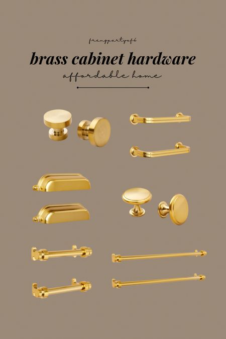 Affordable brass cabinet pulls and knobs!

#LTKhome #LTKfindsunder50