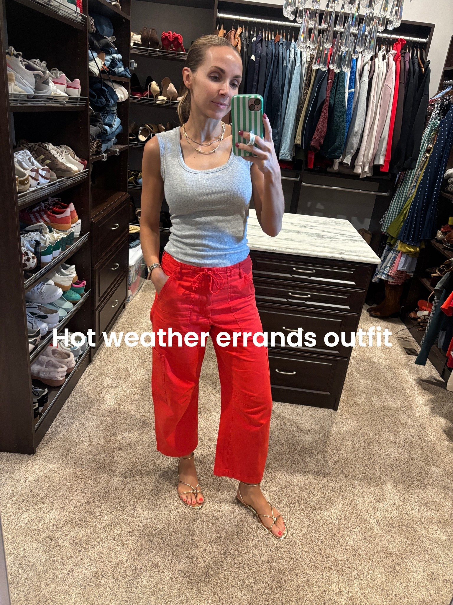 These red pants are so fun and easy to spice up any basic outfit.

#LTKootd #LTKgrwm #LTKSaleAlert