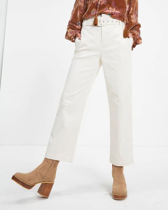 Winner Takes It All Pocketed Belted Corduroy Pants | VICI Collection