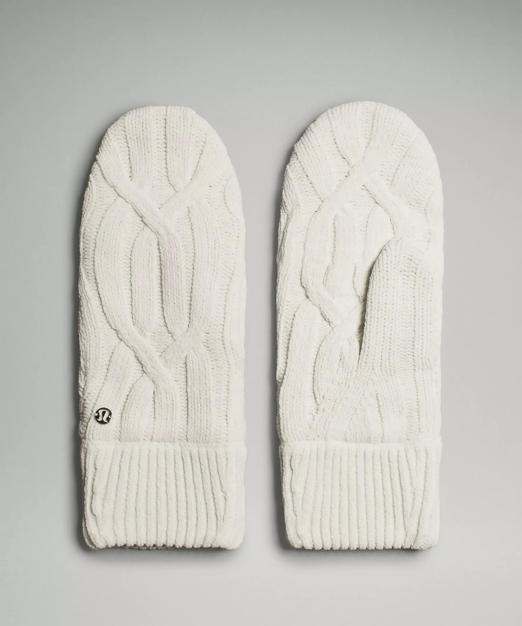 Women's Cable-Knit Fleece-Lined Mittens | Lululemon (US)