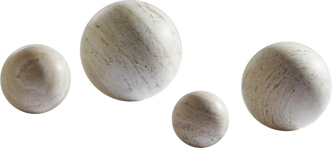 Travertine Sphere | Layla Grayce