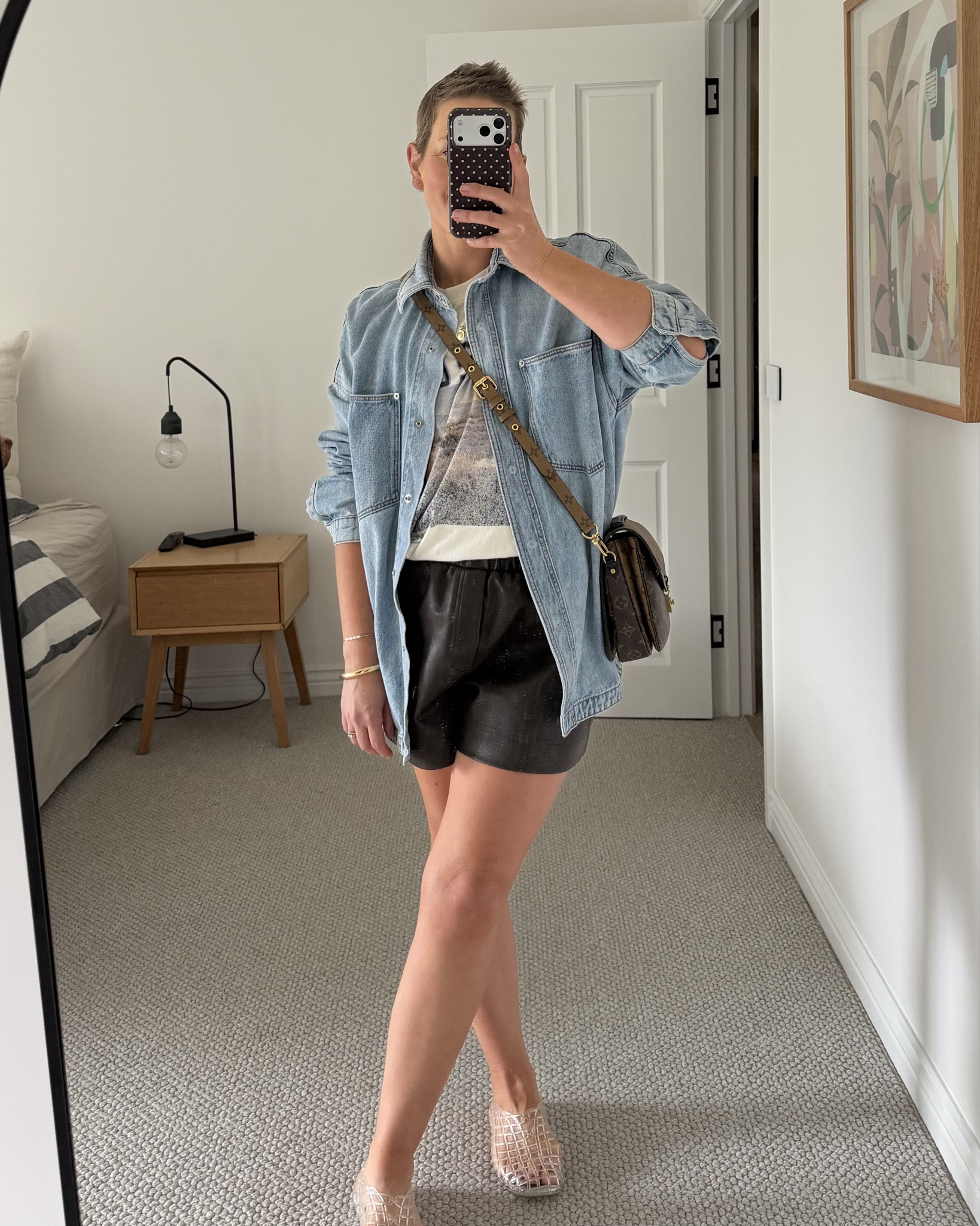 Loving these leather look shorts for autumn! Airport ready x

#LTKaustralia #LTKstyletip